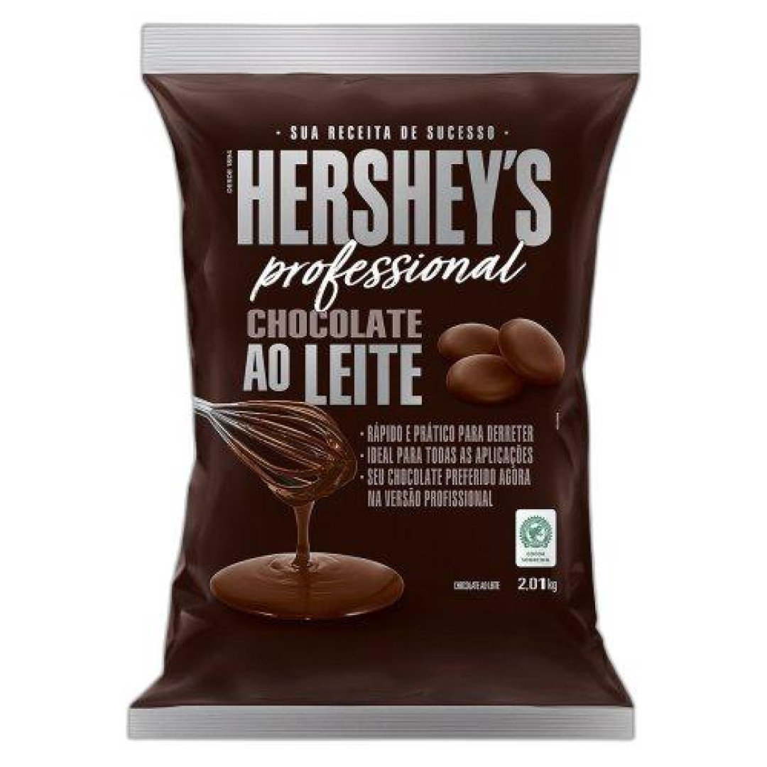 Detalhes do produto Cobert Gotas 2,01Kg Hersheys Ao Leite