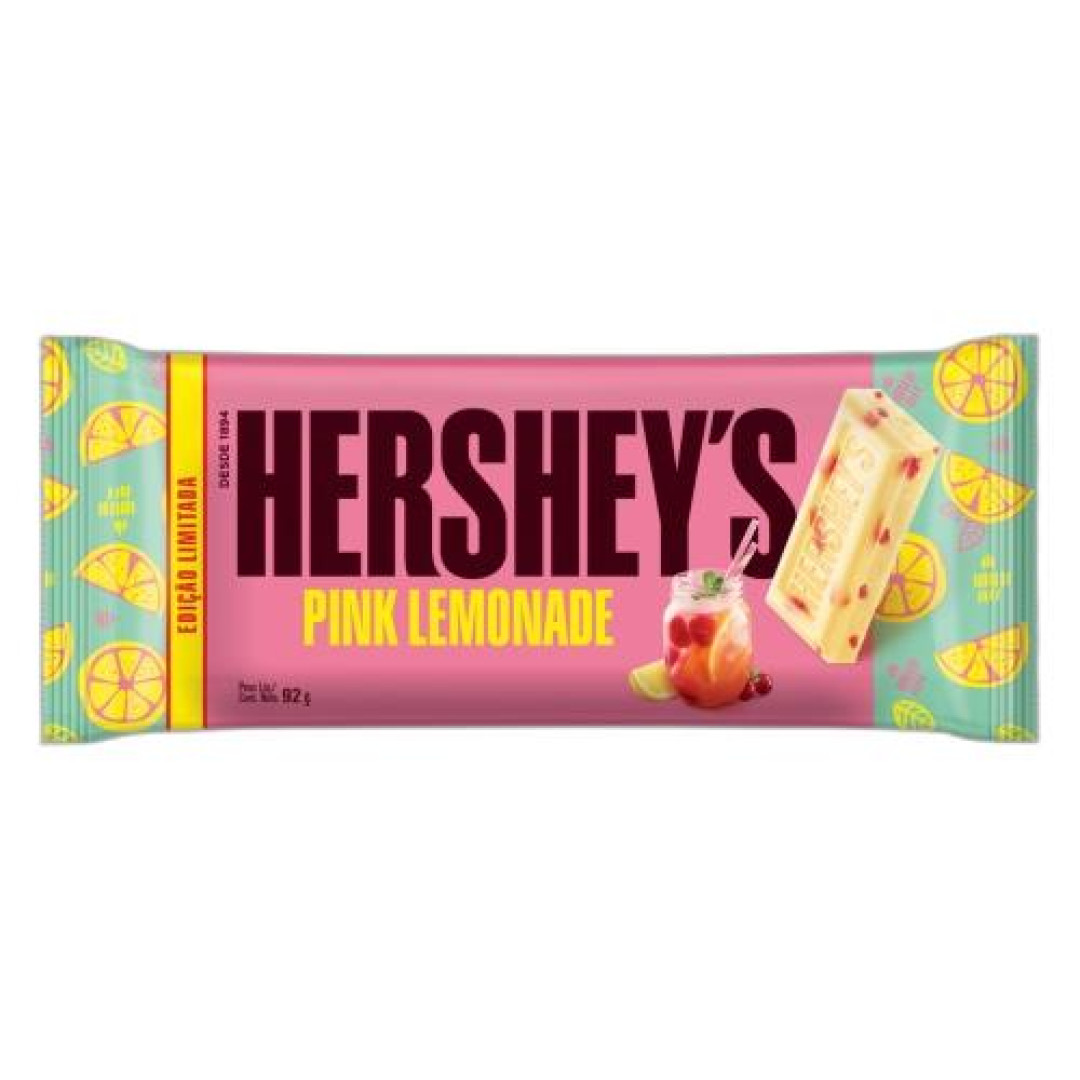 Detalhes do produto Choc 92Gr Hersheys Pink Limonade