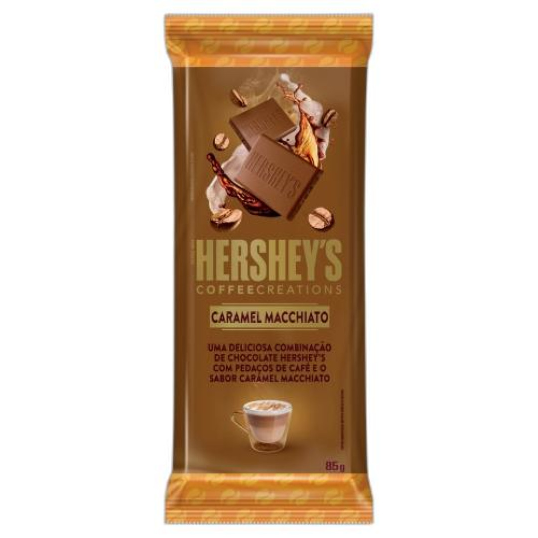 Detalhes do produto Choc 85Gr Hersheys Caramel Macchia