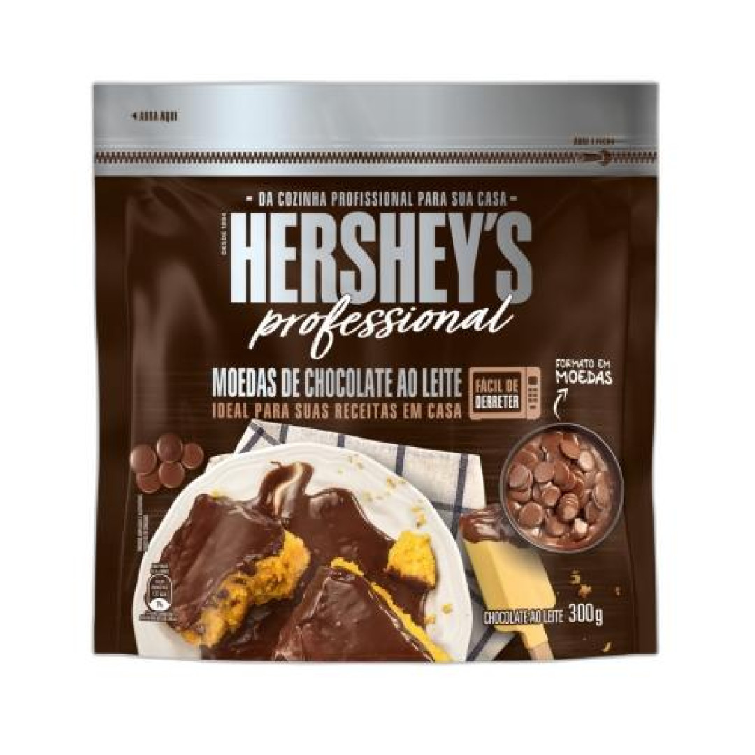Detalhes do produto Choc Moedas 300Gr Hersheys  Ao Leite