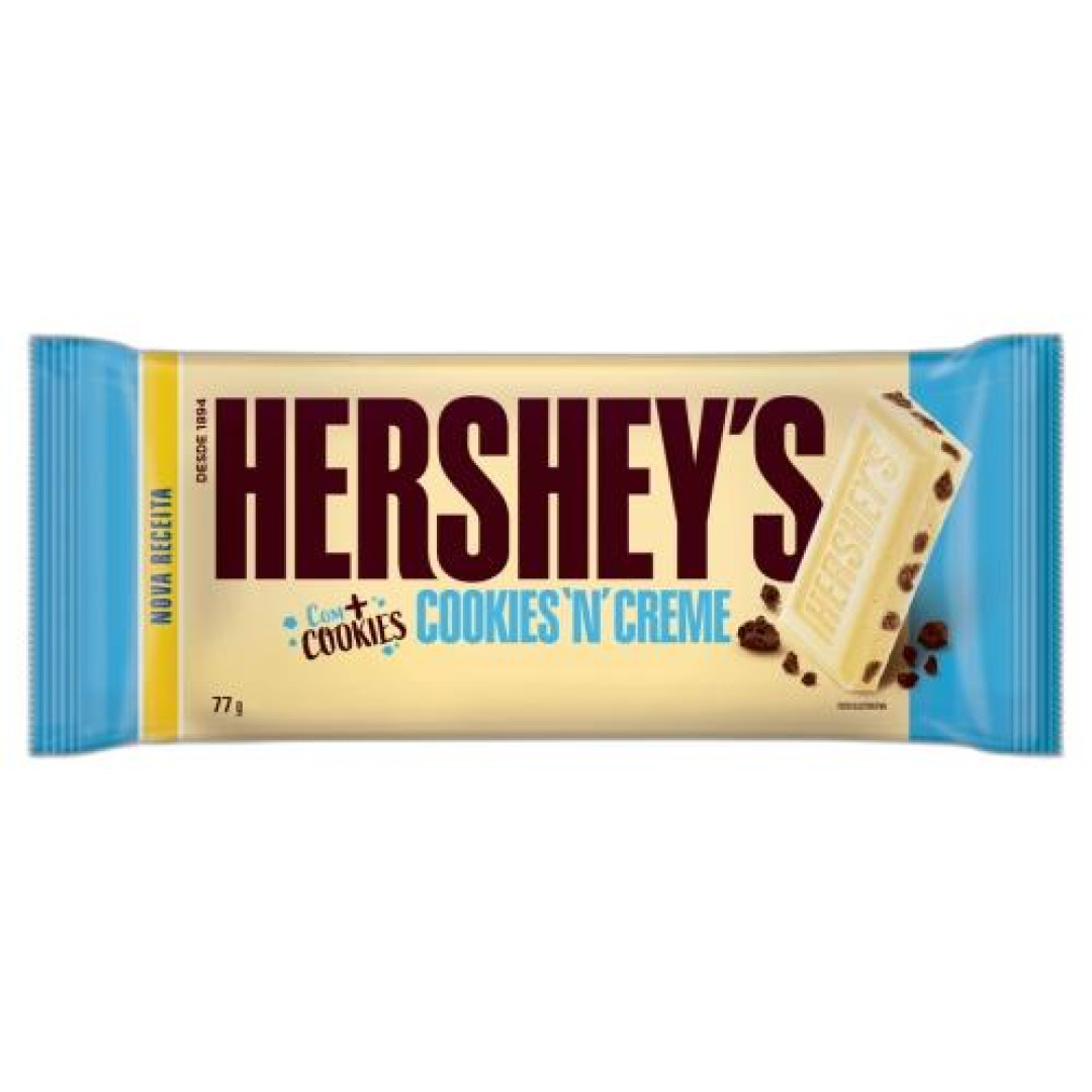 Detalhes do produto Choc Cookies N Cream 77Gr Hersheys Choc Bco.bisc