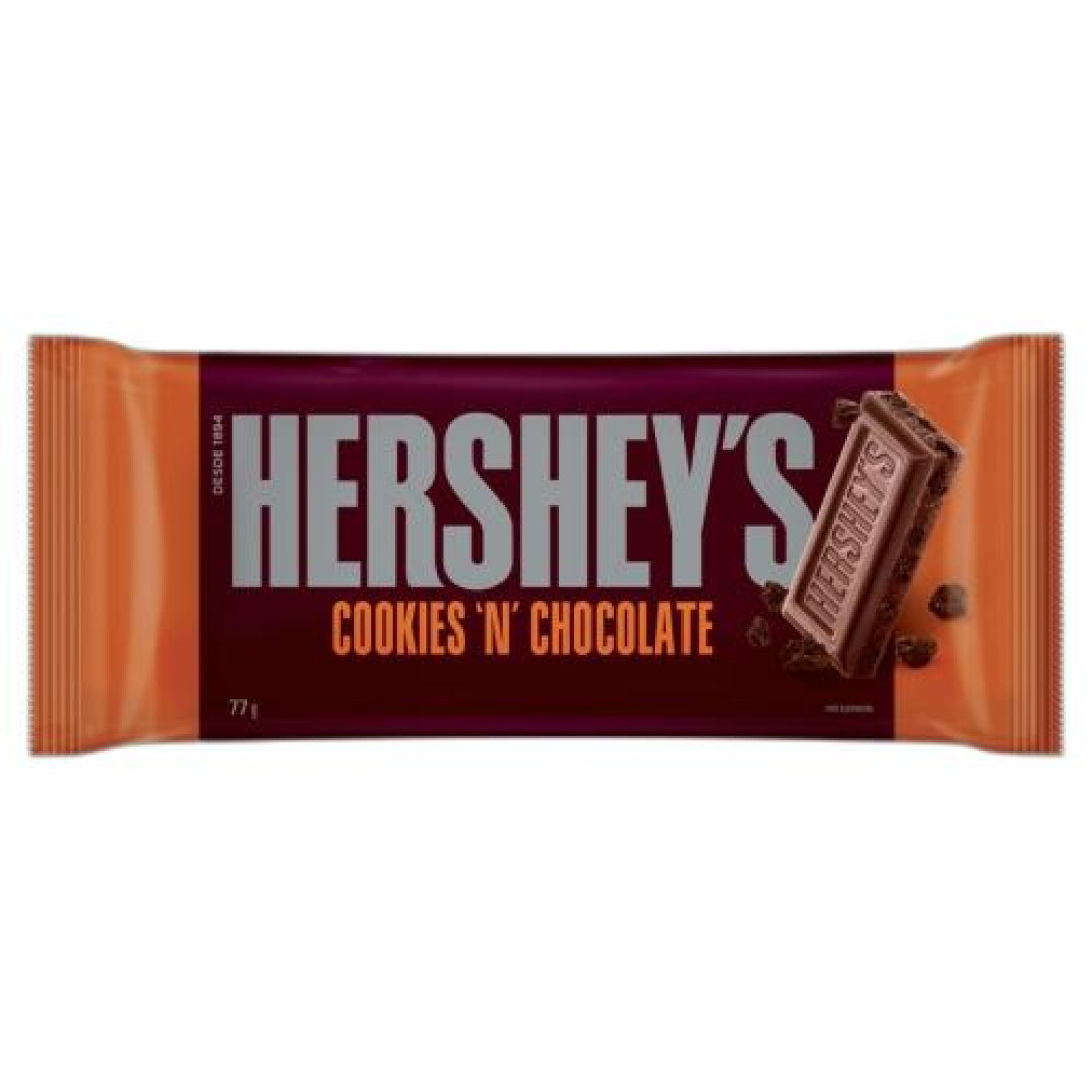 Detalhes do produto Choc Cookies N Cream Choc 77Gr Hersheys Choc.bisc