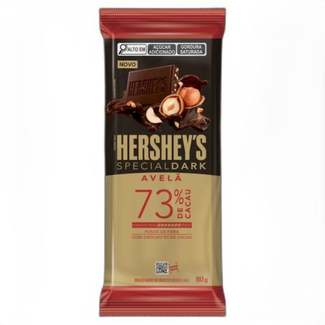 Detalhes do produto Choc Special Dark 73% 80Gr Hershey Avela