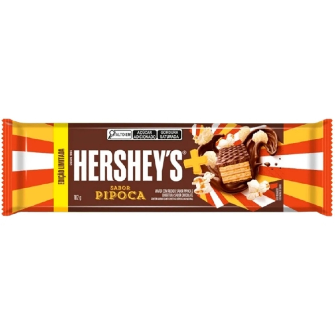 Detalhes do produto Choc Wafer Hershey Mais 102Gr Hersheys Pipoca