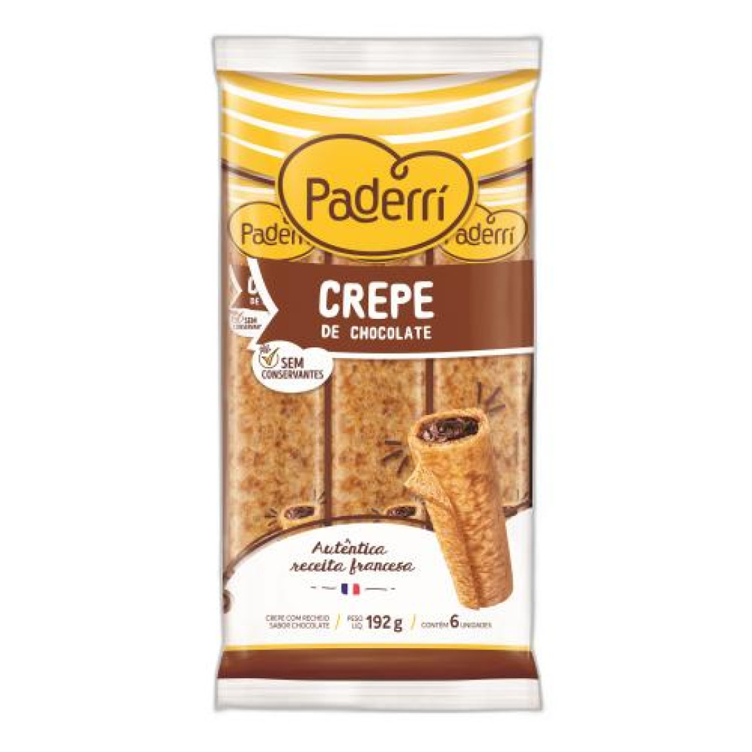 Detalhes do produto Crepe 6X30Gr Paderri Chocolate