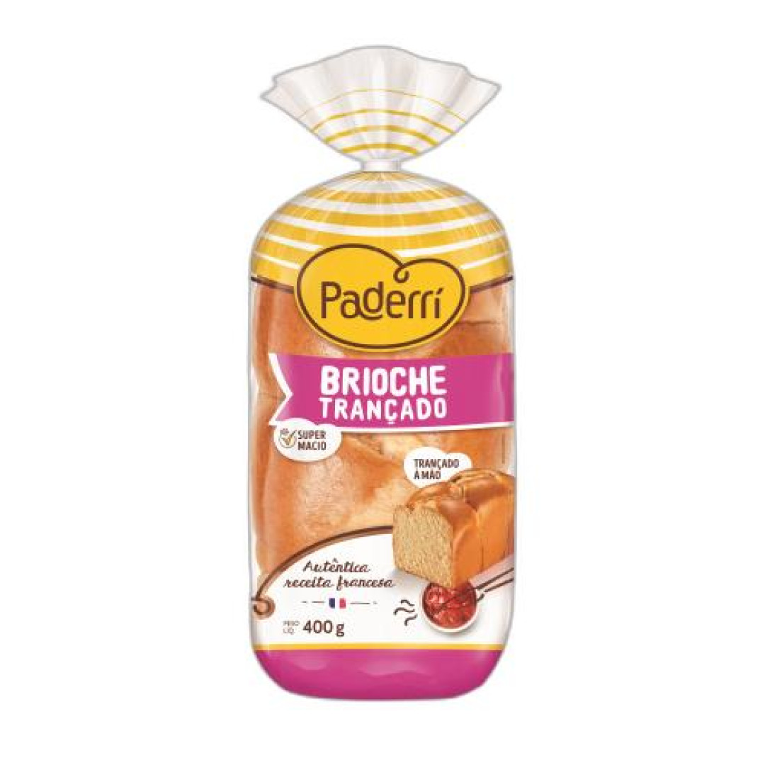 Detalhes do produto Pao Brioche Trancado 350Gr Paderri .
