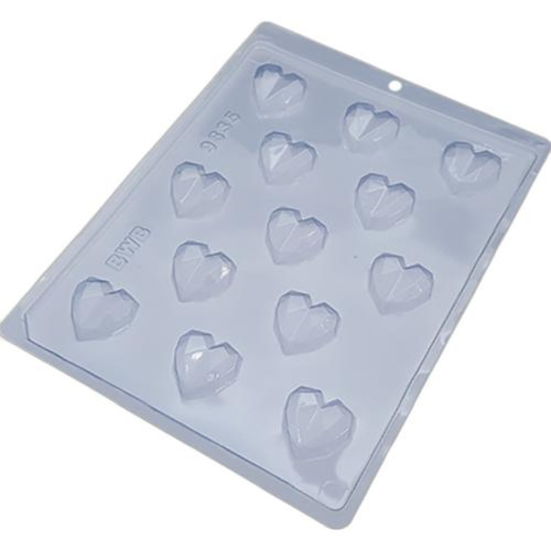 Detalhes do produto X Forma Bombom Cora??o Lapido Bwb  Transparente