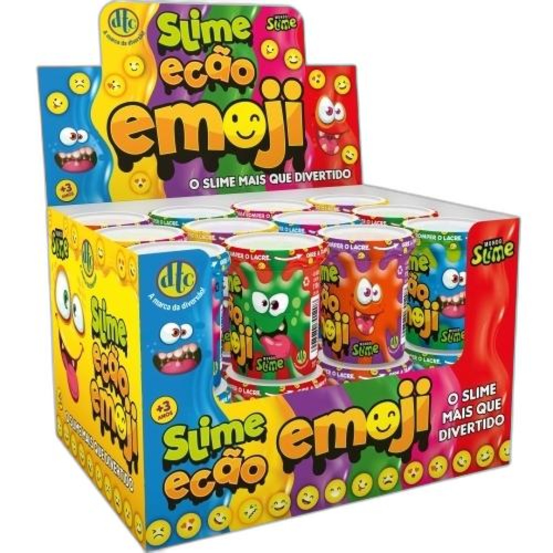 Detalhes do produto X Slime Ecao Emoji 01Un Dtc Sortido