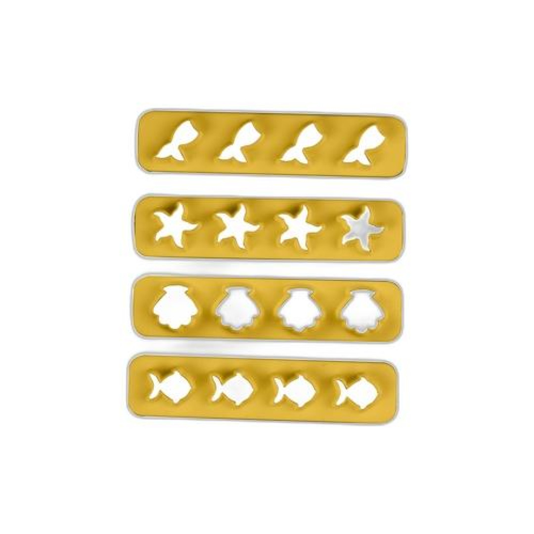 Detalhes do produto X Kit Cortador Mar Mini 4Un Blue Star Amarelo