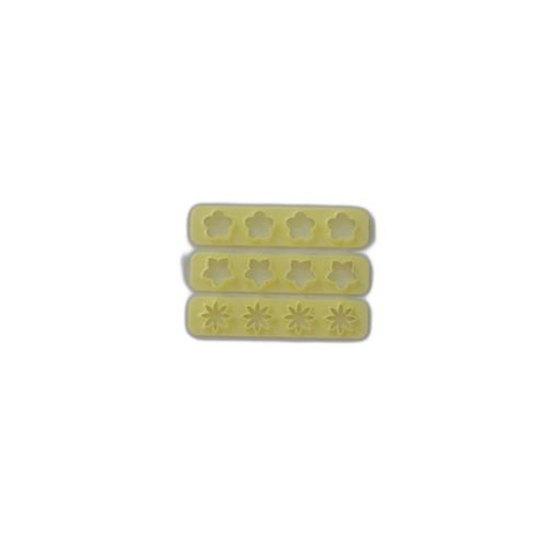 Detalhes do produto X Kit Cortador Flores Mini 3Un Blue Star Amarelo