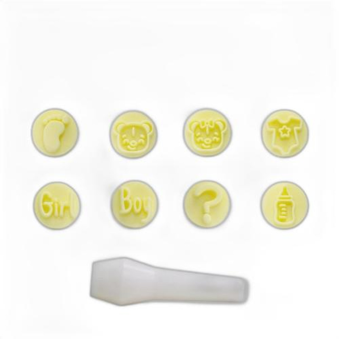 Detalhes do produto X Kit Carimbos Baby 9Un Blue Star Amarelo