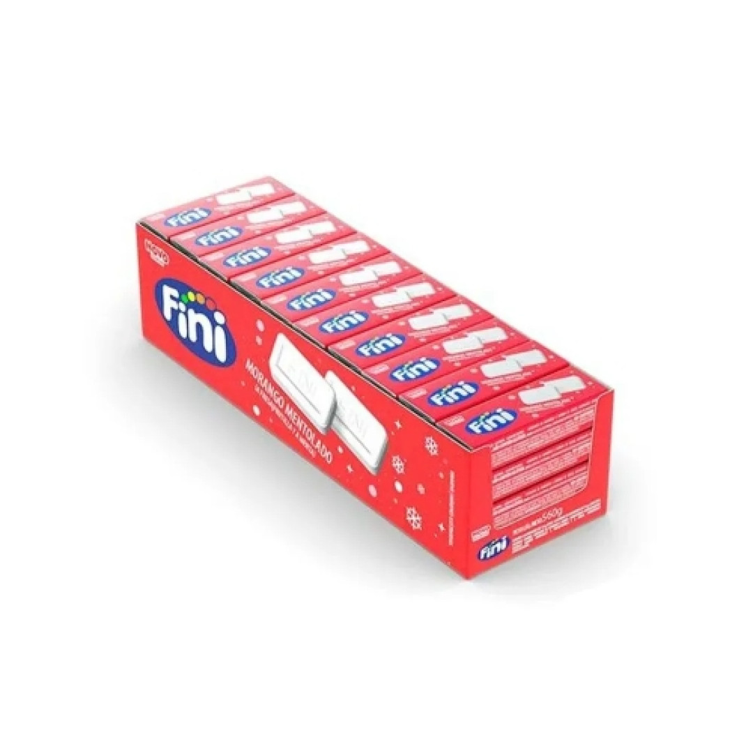 Detalhes do produto Pastilha 40Un Fini Morango Mentola