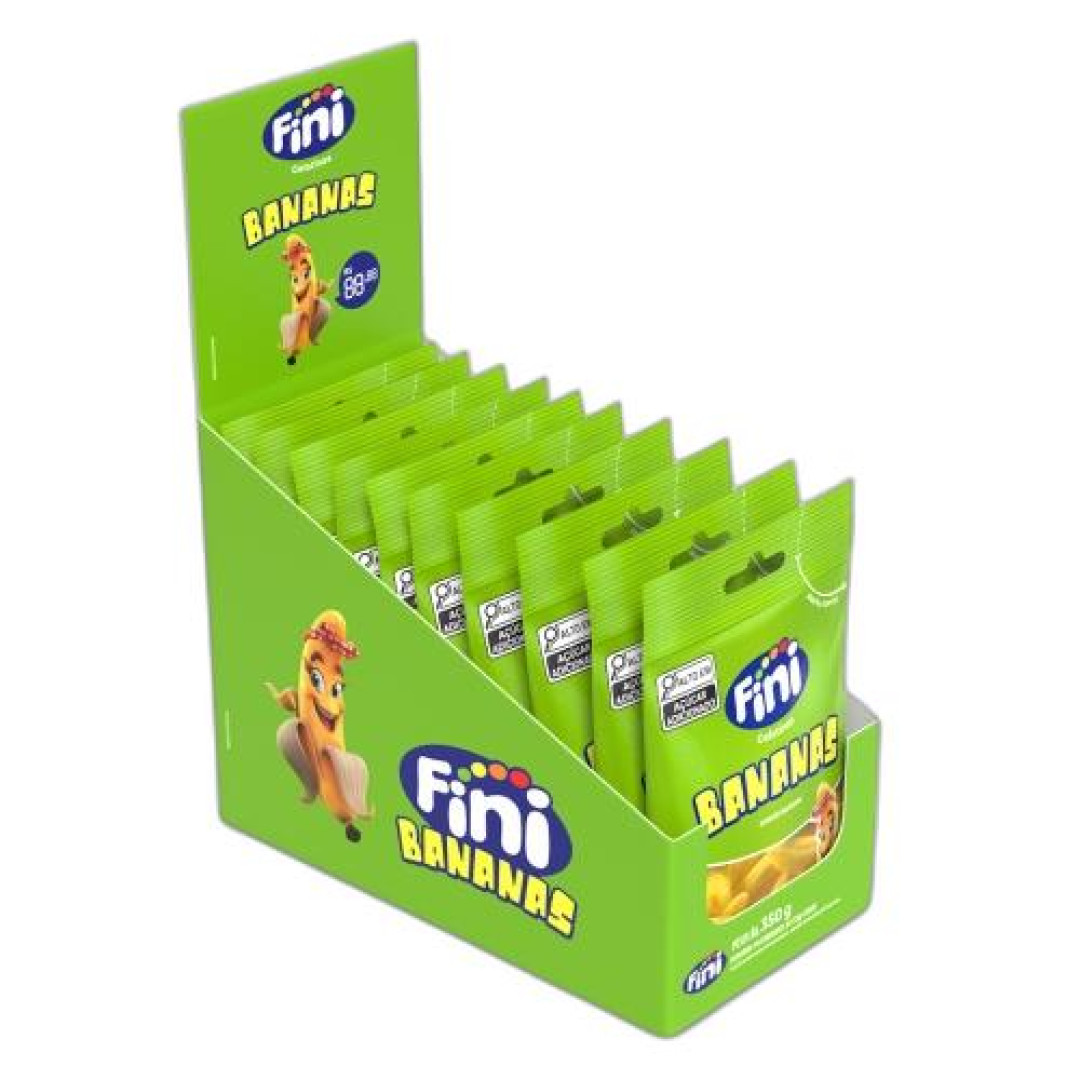 Detalhes do produto Bala Gel Bananas 35Gr Fini Banana