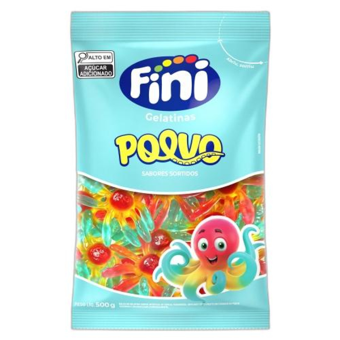 Detalhes do produto Bala Gel Polvo 500Gr Fini Cereja.frutas