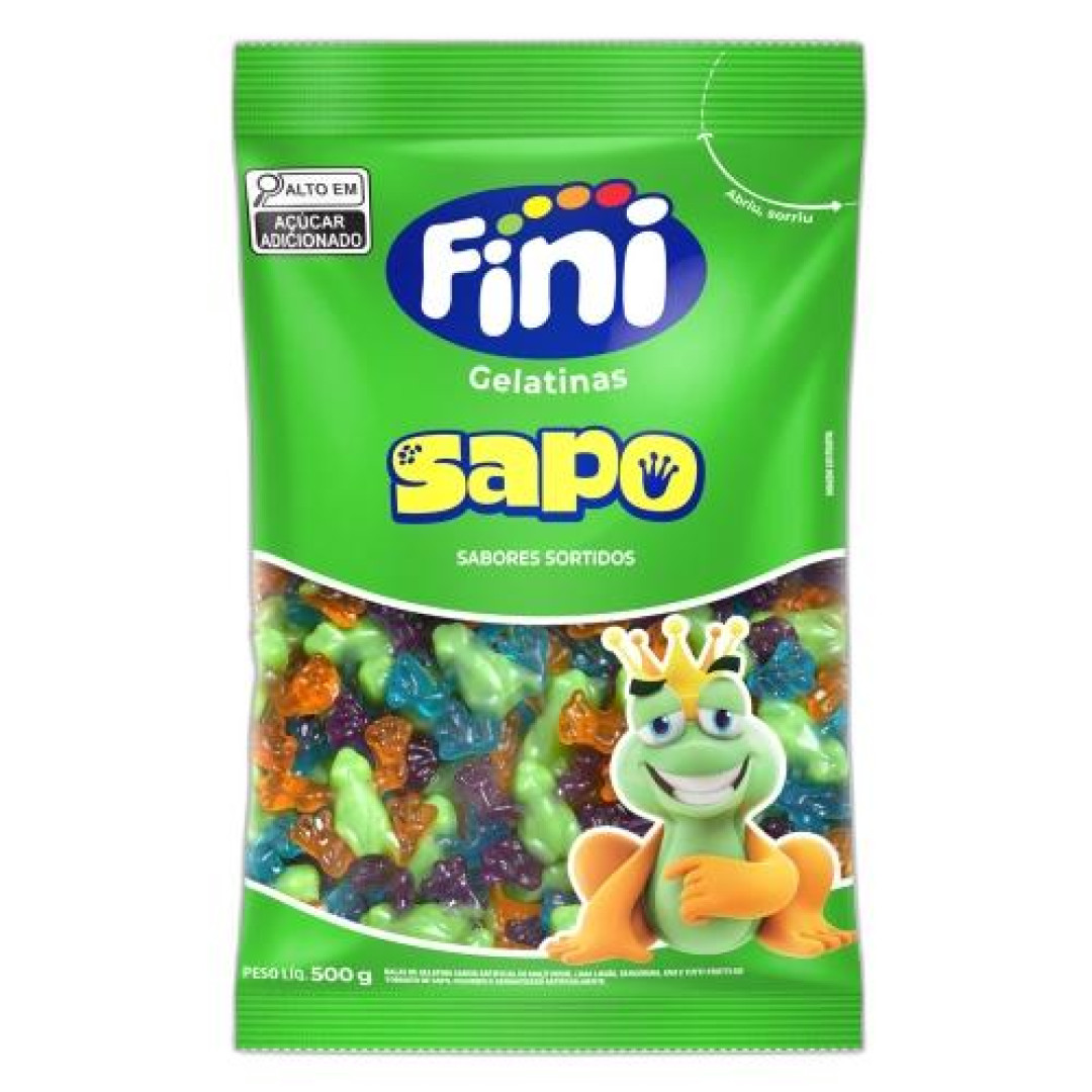 Detalhes do produto Bala Gel Sapo 500Gr Fini Frutas