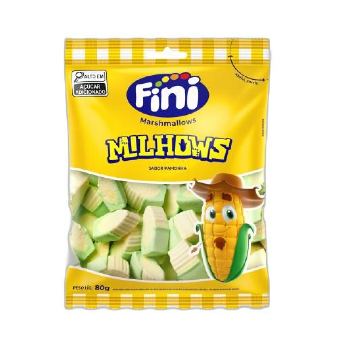 Detalhes do produto Marshmallow Milhows 80Gr Fini Pamonha