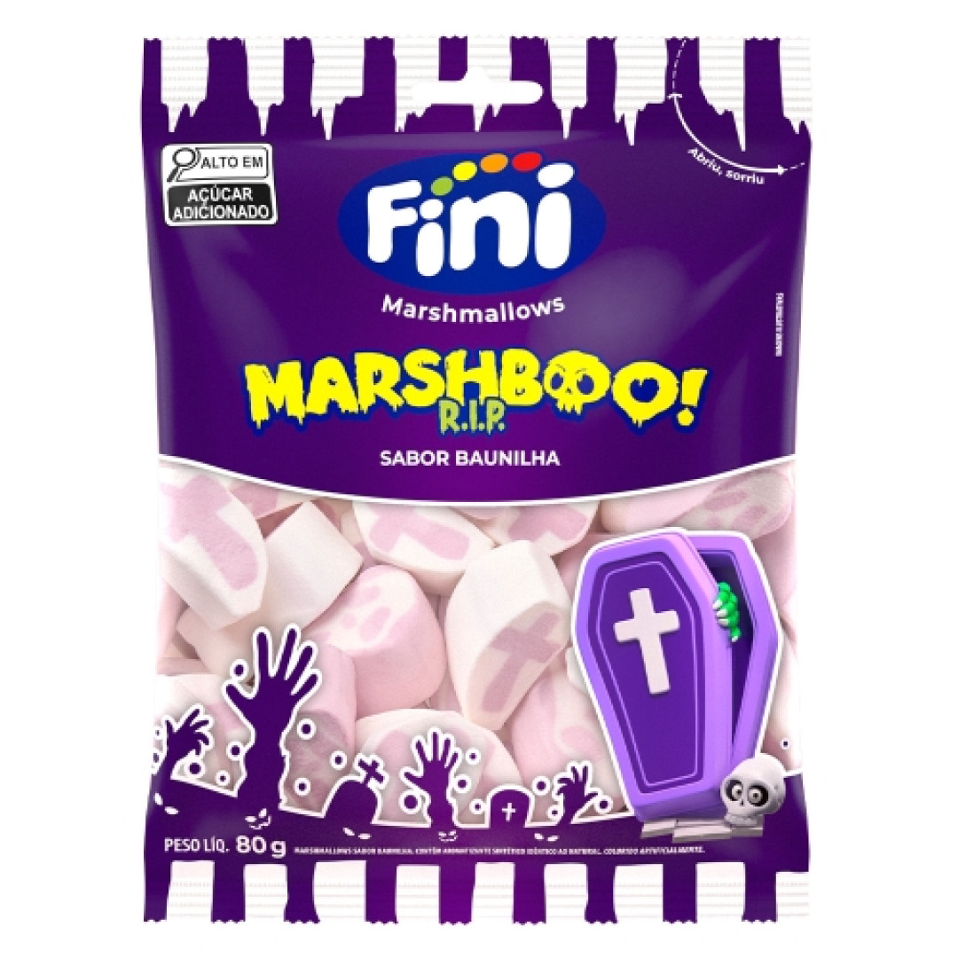 Detalhes do produto Marshmallow Marshboo Rip 80G Fini Baunilha