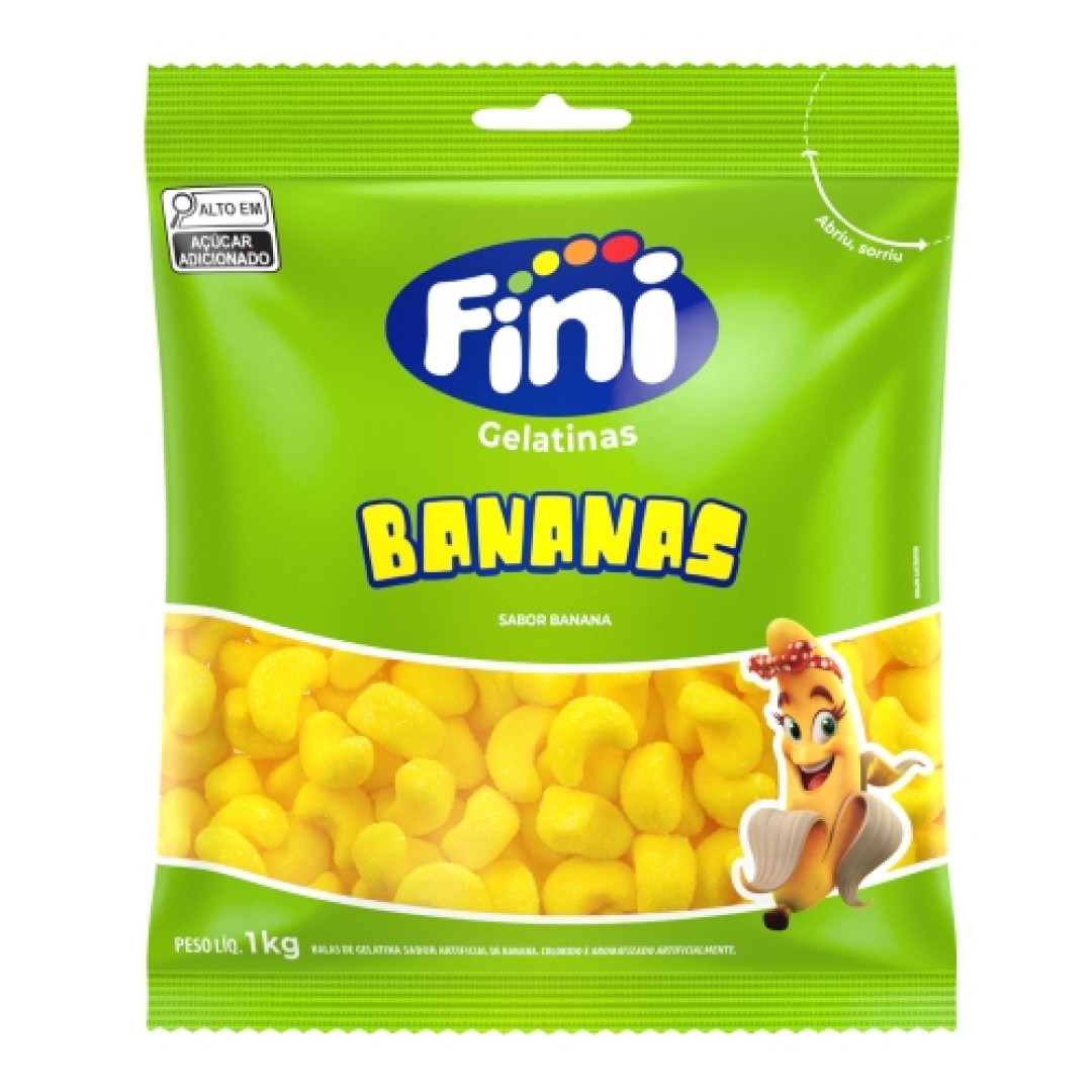 Detalhes do produto Bala Gel Banana 1Kg Fini Banana