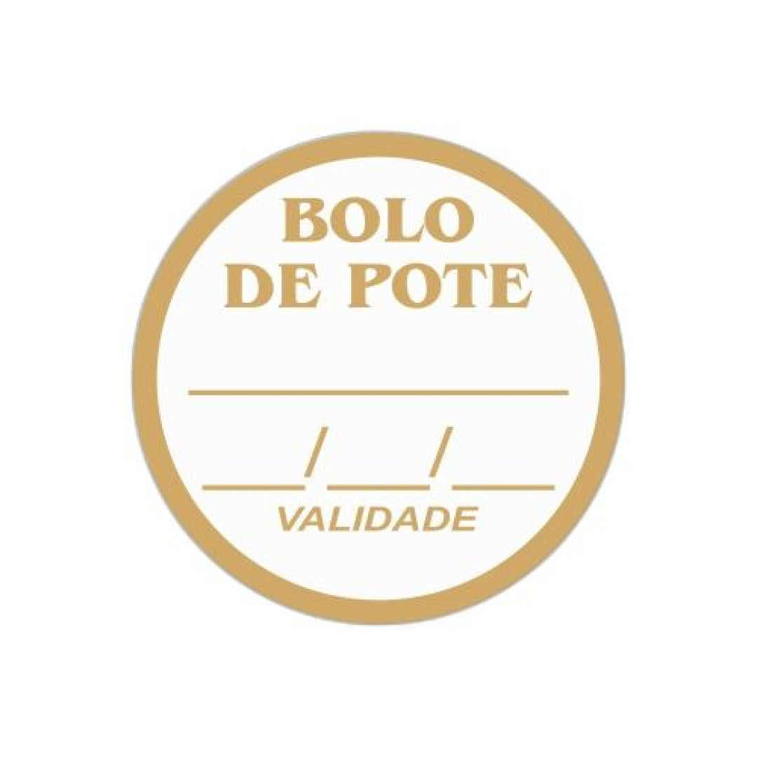Detalhes do produto X Etiqueta Bolo Pote Pc100Un Packpel .