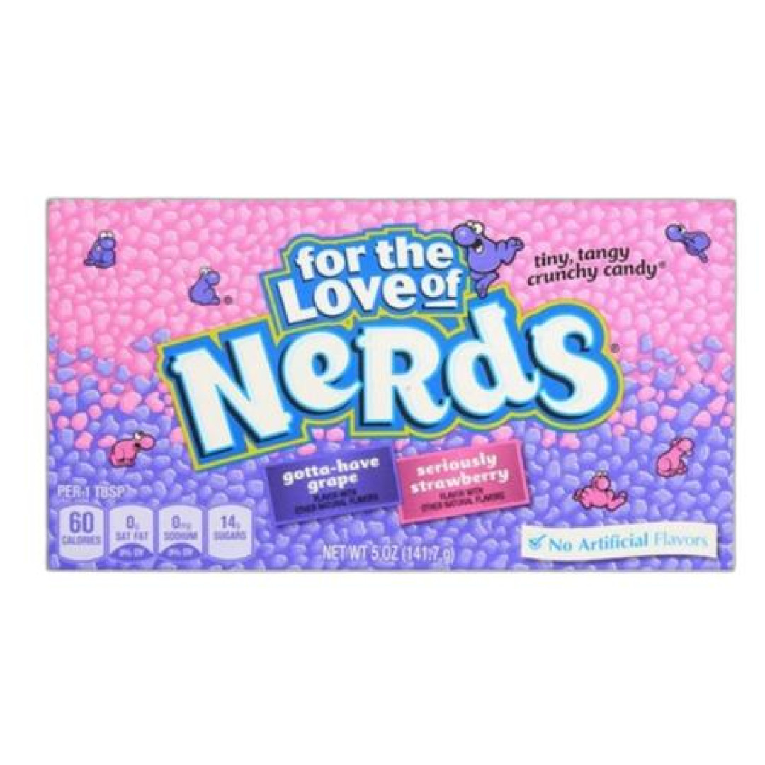 Detalhes do produto Bala Confeitos 141Gr Nerds Uva.morango