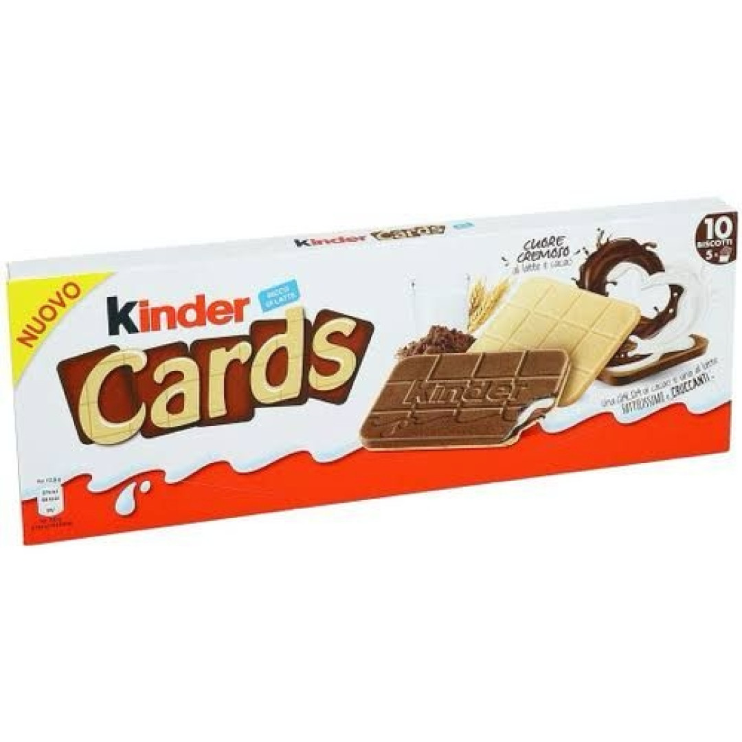 Detalhes do produto Bisc Kinder Card 128Gr Ferrero Creme