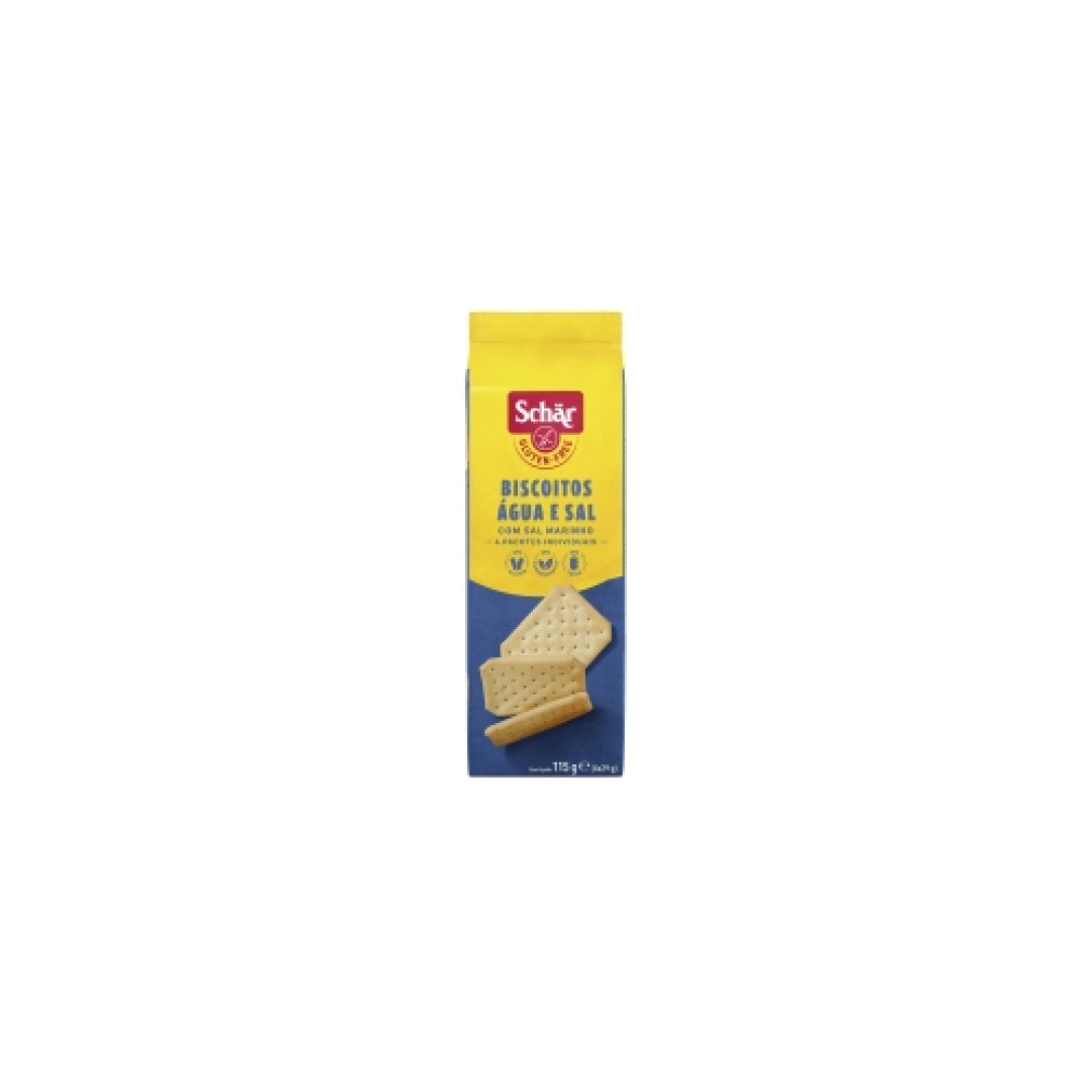 Detalhes do produto Bisc Agua E Sal S/gluten 115Gr Schar Agua E Sal