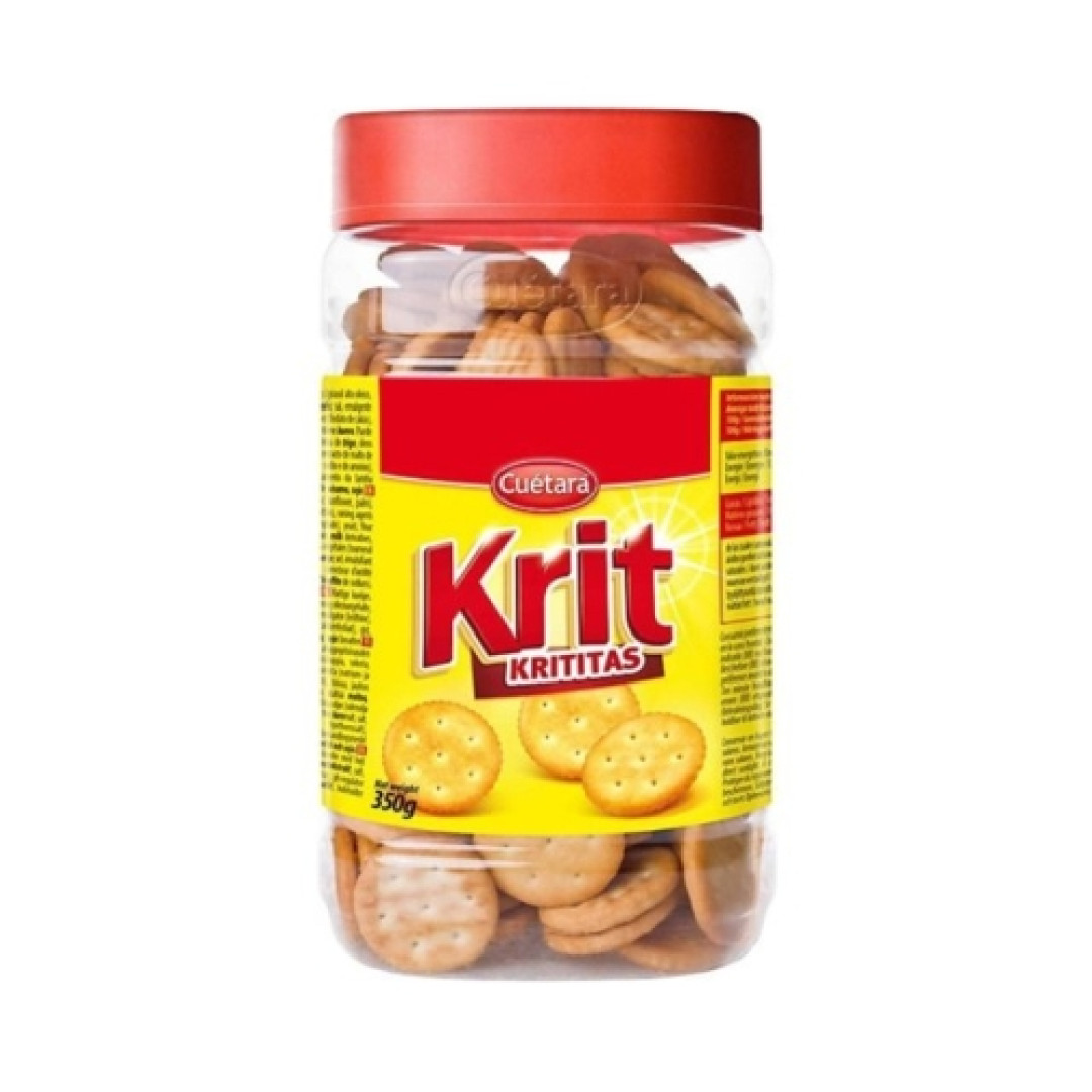 Detalhes do produto Bisc Krit Krititas 350Gr Cuetara Sal