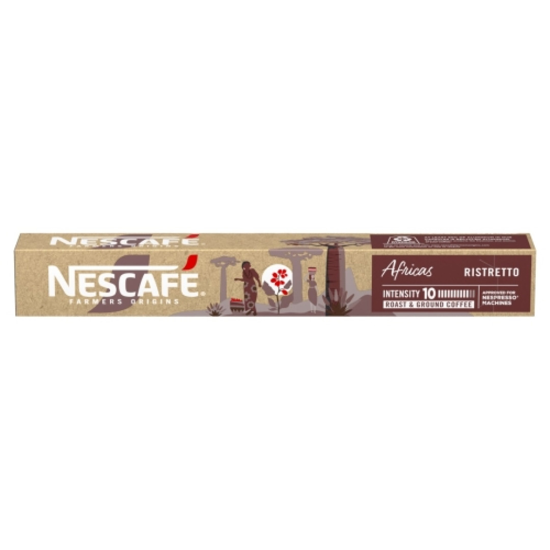 Detalhes do produto Cafe Africas Capsula 10Un Nescafe Ristretto
