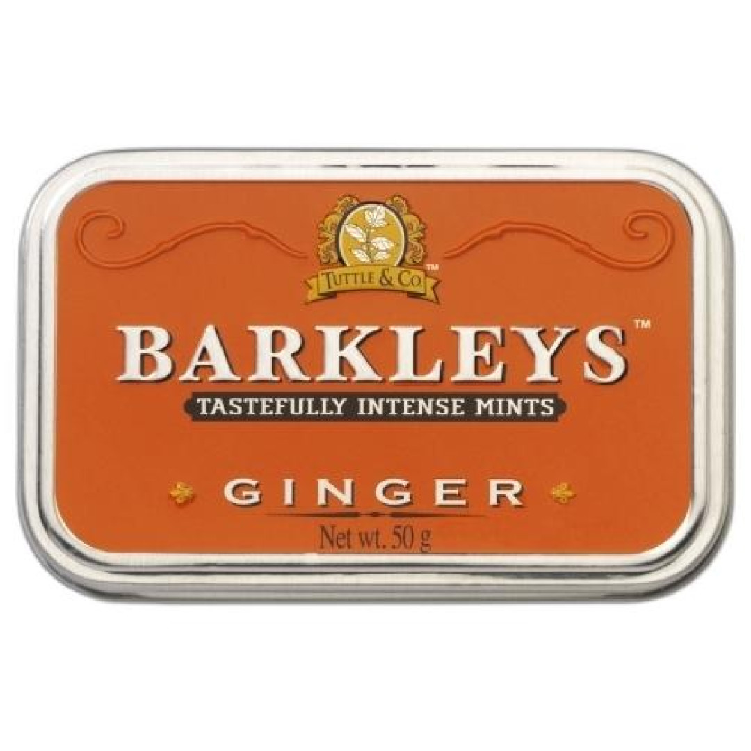 Detalhes do produto Bala Barkleys Ginger 50Gr Alpha Candies Gengibre