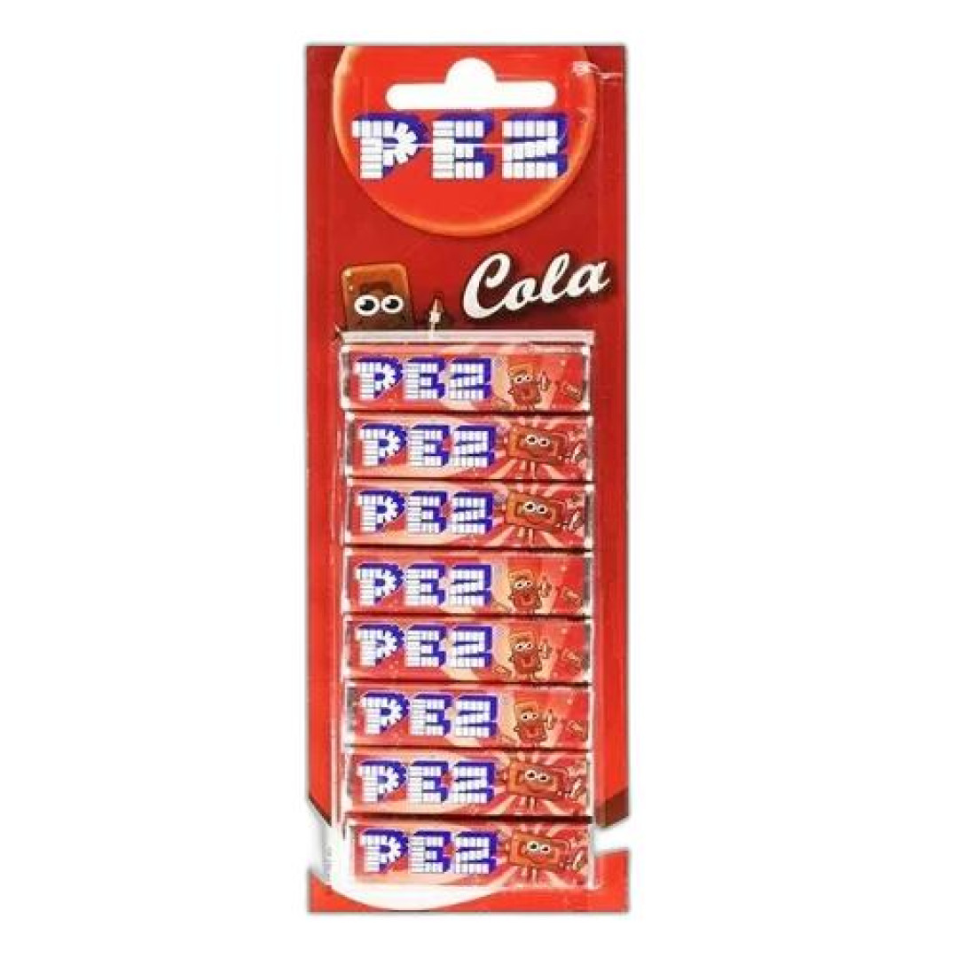 Detalhes do produto Past Pez Refil 8Un Bertolucci Cola