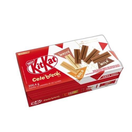 Detalhes do produto Choc Kit Kat 12X16,7Gr Nestle Sortido
