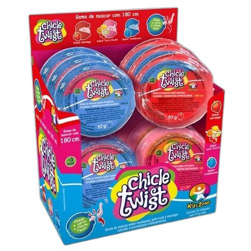 Detalhes do produto X Chicle Twist Fita Dp 12Un Kids Zone Sortido