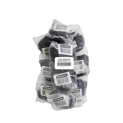 Detalhes do produto Touca Nylon C/ 10Un Embrast Preto