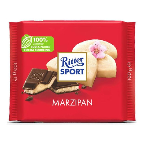 Detalhes do produto Choc Ritter Sport Marzipan 100Gr Alpha Choc.marzipan