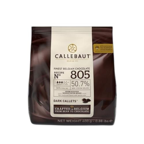 Detalhes do produto Cobert Gotas 50,7% Cacau 400Gr Callebaul Amargo