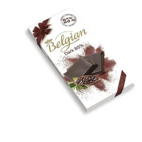 Detalhes do produto Choc Belgian Dark 100Gr 85% Cacau Alpha  Amargo