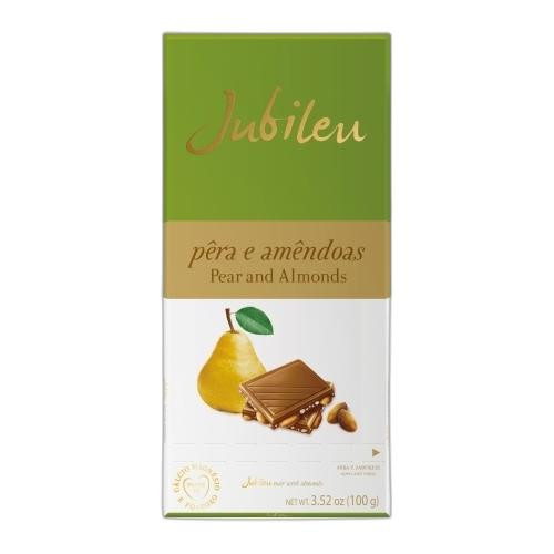 Detalhes do produto Choc 100Gr Jubileu Pera.amendoa