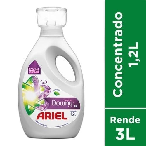 Detalhes do produto Lava Roupa Liq Conc Ariel 1,2L P&g Toque Downy