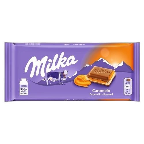 Detalhes do produto Choc 100Gr Milka Caramelo