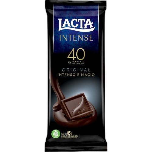 Detalhes do produto Choc Intense 40% Cacau 85Gr Lacta Original