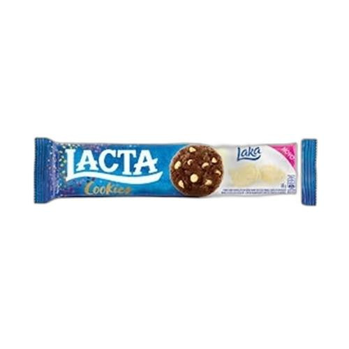 Detalhes do produto Bisc Cookies Laka 80Gr Lacta Choc Bco