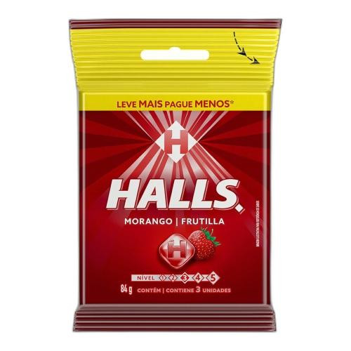 Detalhes do produto Drops Halls Sm 03Un Mdlz Morango