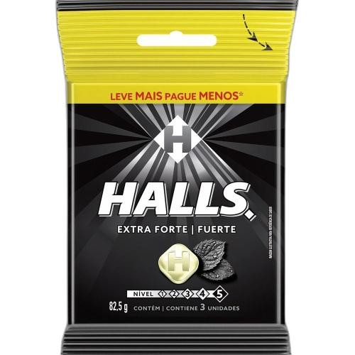 Detalhes do produto Drops Halls Sm 03Un Mdlz Extra Forte