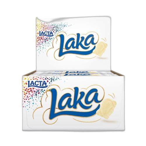 Detalhes do produto Choc Laka 20X20Gr Lacta Branco