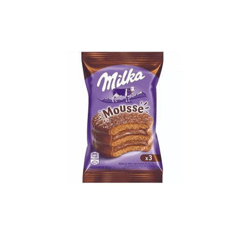 Detalhes do produto Alfajor Milka Triplo 55Gr Mousse Choc