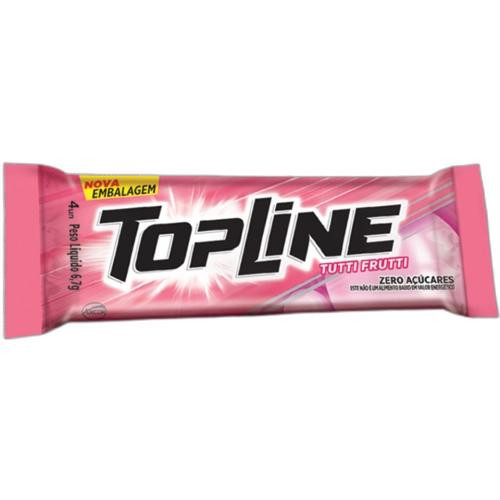 Detalhes do produto Chicle Topline 20Un Arcor Tutti Frutti