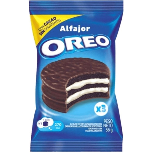 Detalhes do produto Alfajor Oreo 56Gr Baunilha Tripla