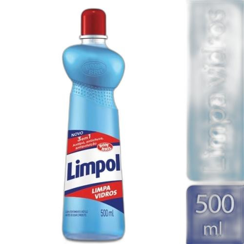 Detalhes do produto Limpa Vidro Limpol 3X1 500Ml Bom Bril .