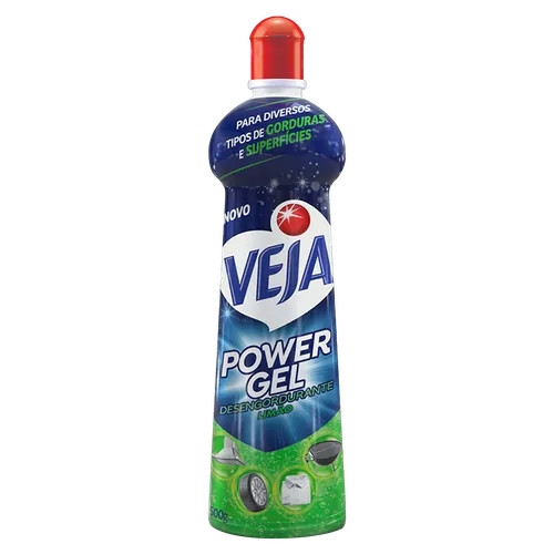 Detalhes do produto Desengordurante Veja Power Gel 500Gr Rec Limao