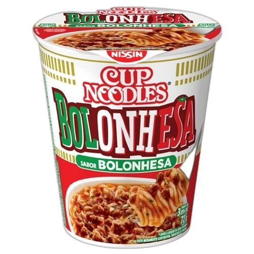 Detalhes do produto Macarrao Inst Cup Noodles 72Gr Nissin Bolonhesa